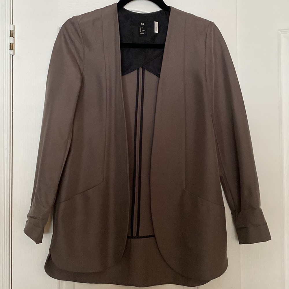 Army green blazer